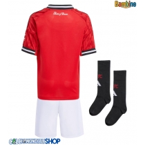 Maglie da calcio Manchester United Prima Maglia Bambino 2025-26 Manica Corta (+ Pantaloni corti)